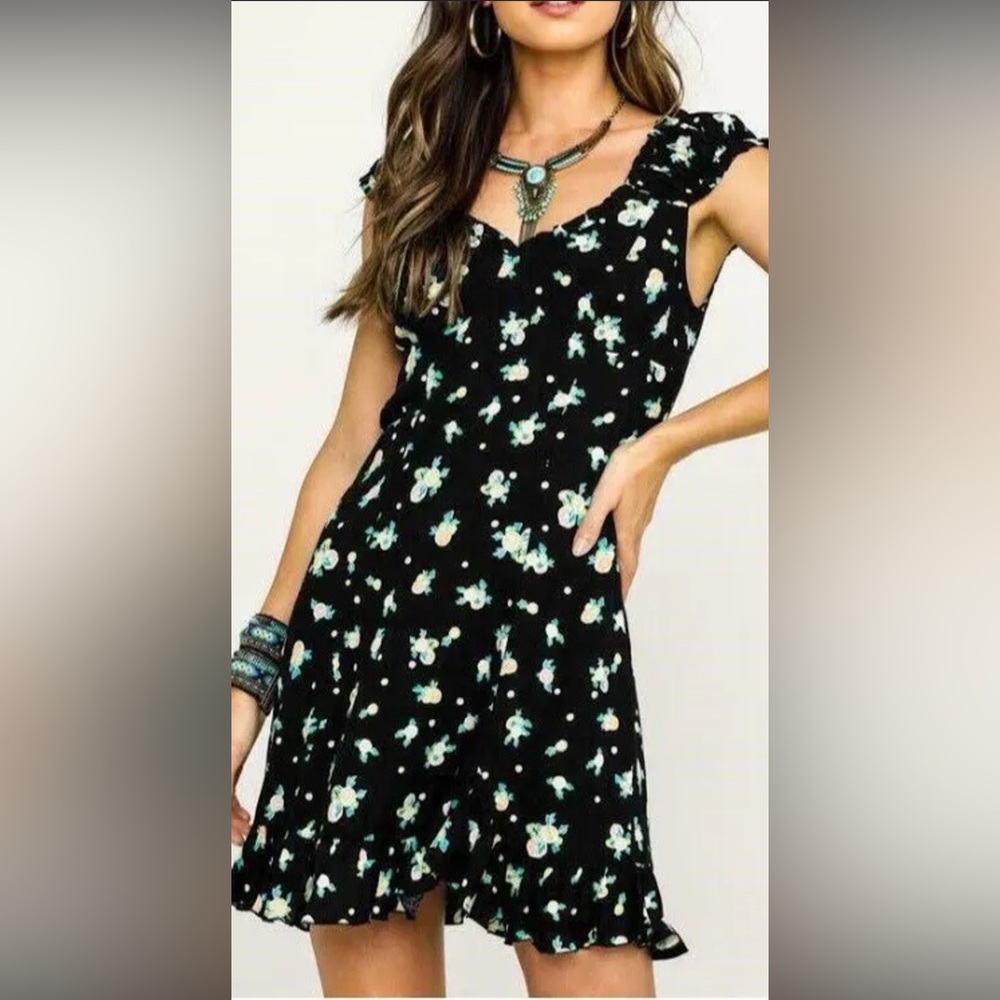 FREE PEOPLE  Like a lady mini dress sz M